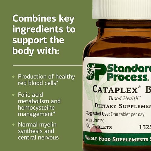 Miniatura 4 de Standard Process Cataplex B12 - Suplemento de vitamina B12 para apoyo a la salud sanguínea y función del sistema nervioso - Suplemento de vitamina