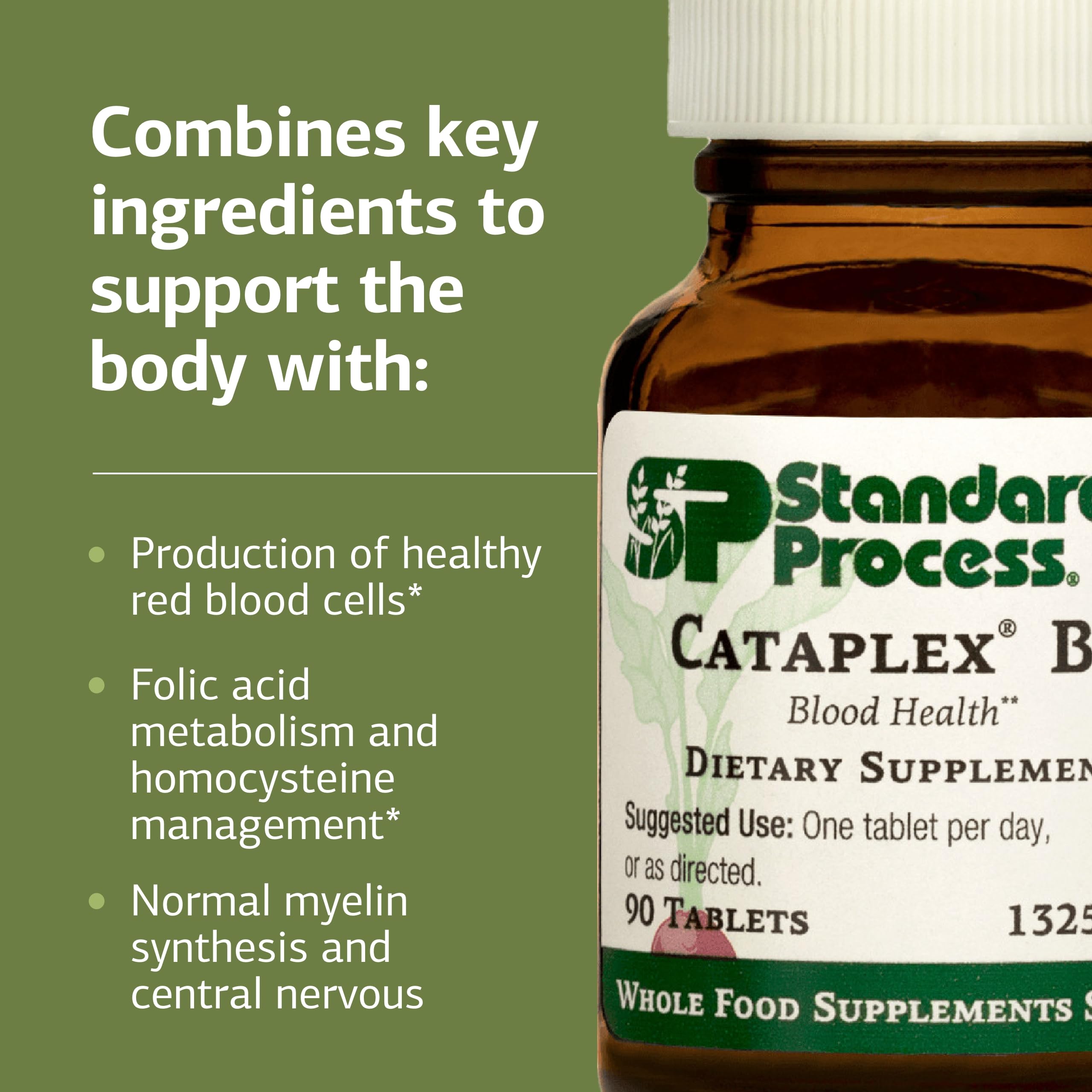 Standard Process Cataplex B12, Blood & Nervous System Support, 90 Tablets — Amazon image 4