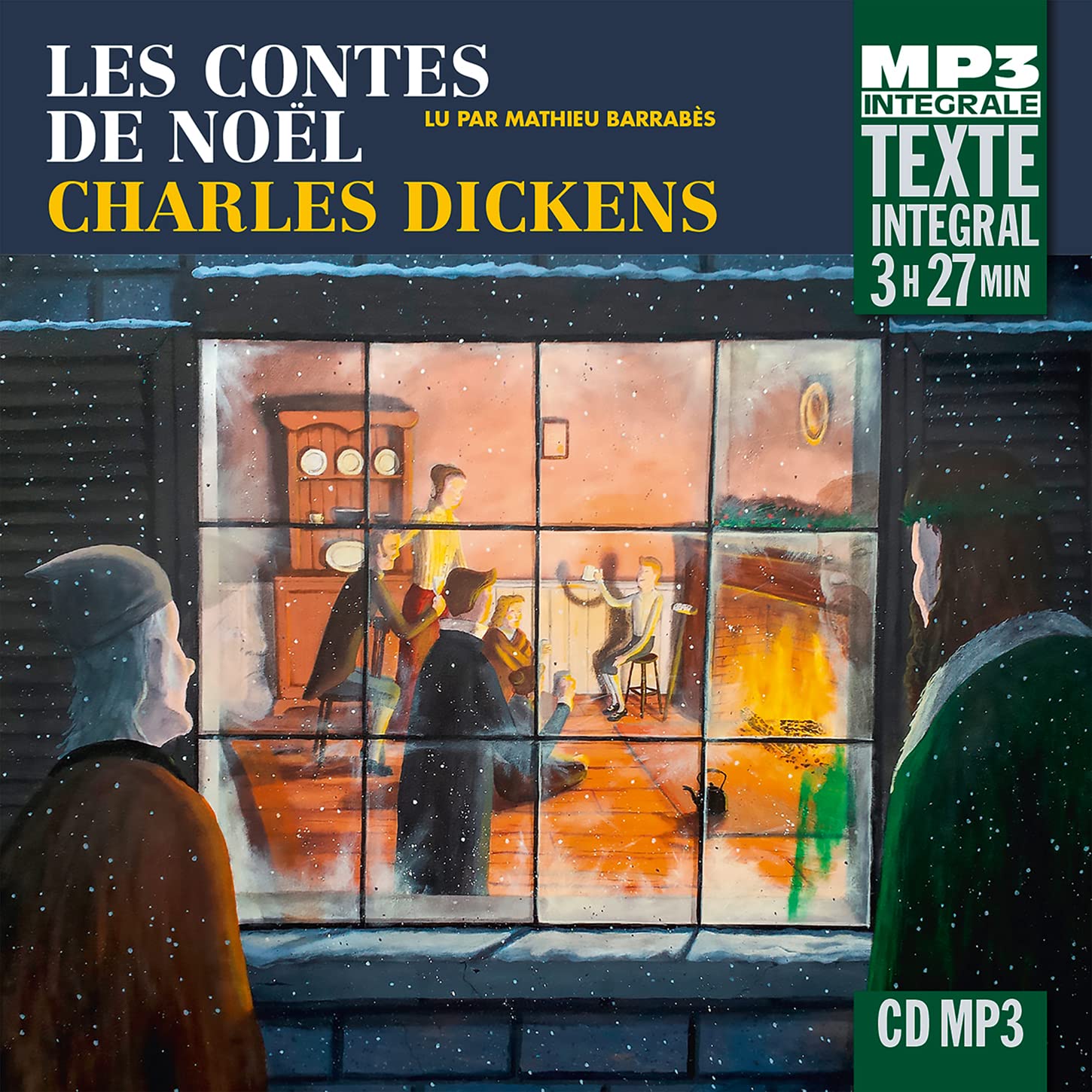 Les Contes De Noël - Texte Intégral Lu Par Mathieu Barrabès Charles Dickens CD N