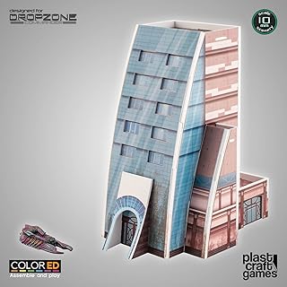 Dropzone Commander ColorED Miniature Gaming Model Kit 10 mm City Hotel Plast