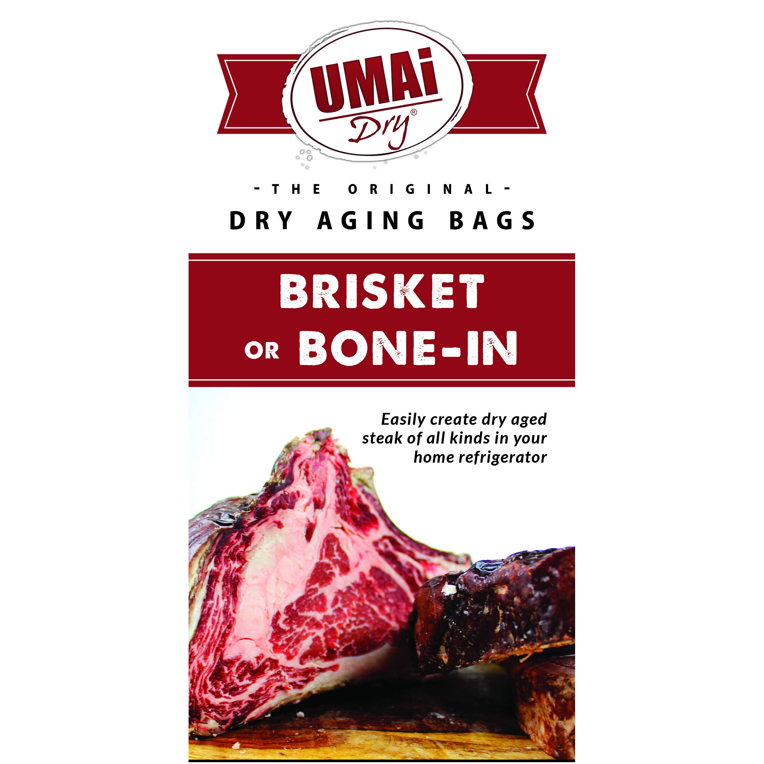 UMAi Dry Brisket Bonein Sized Dry Age Bags for Meat Breathable