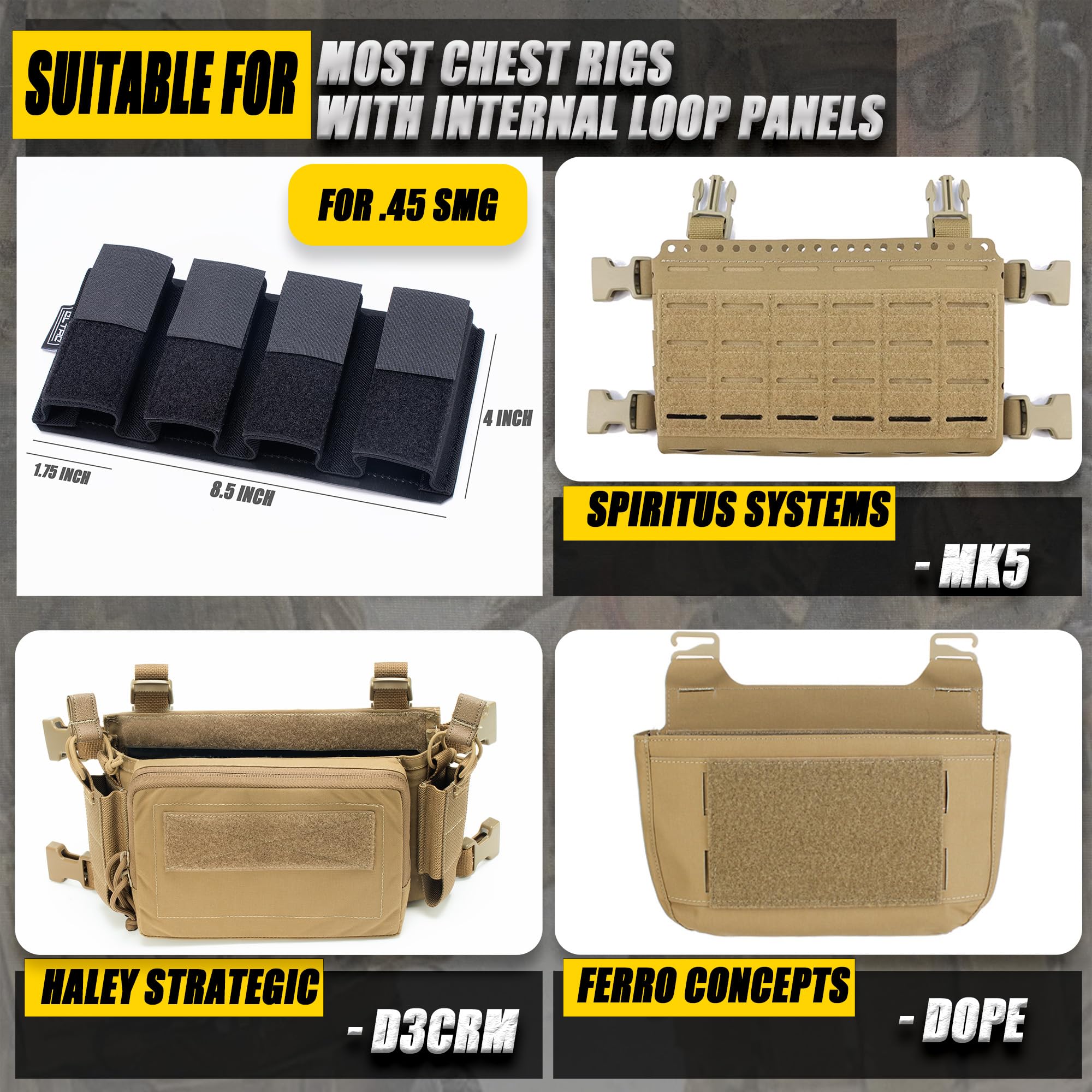 Amazon.co.jp: CLTAC マガジンホルダー インサートポーチ 伸縮性