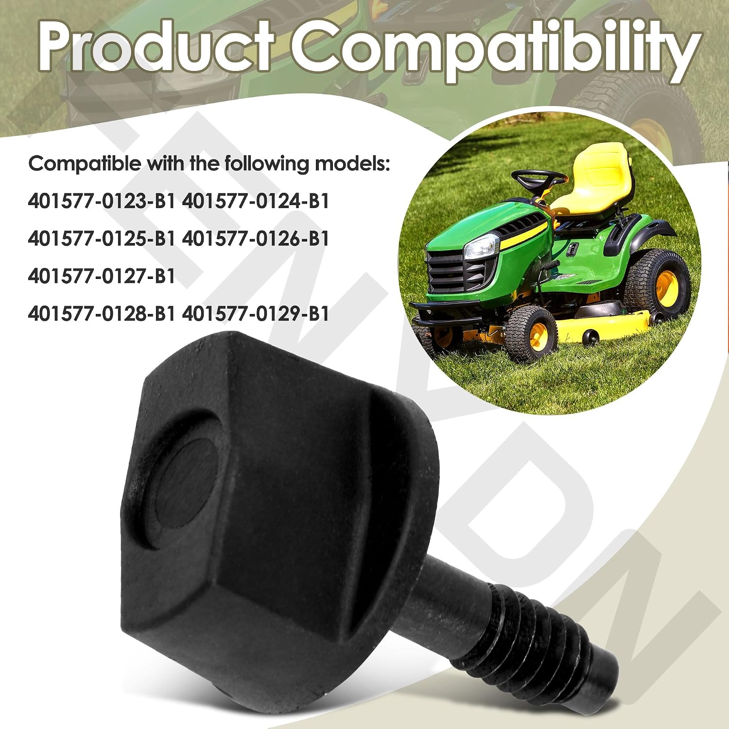 2 Pack 591660 Air Cleaner Knob Replacement Part for BS Lawn Mower