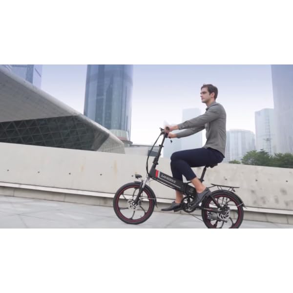 €699.00 SAMEBIKE Ruota da 20 Pollici 350W Bici elettrica 48V 10.4AH  Batteria al Litio con Telecomando Pieghevole Bicicletta elettrica per Adulti  - bikewebshop.it