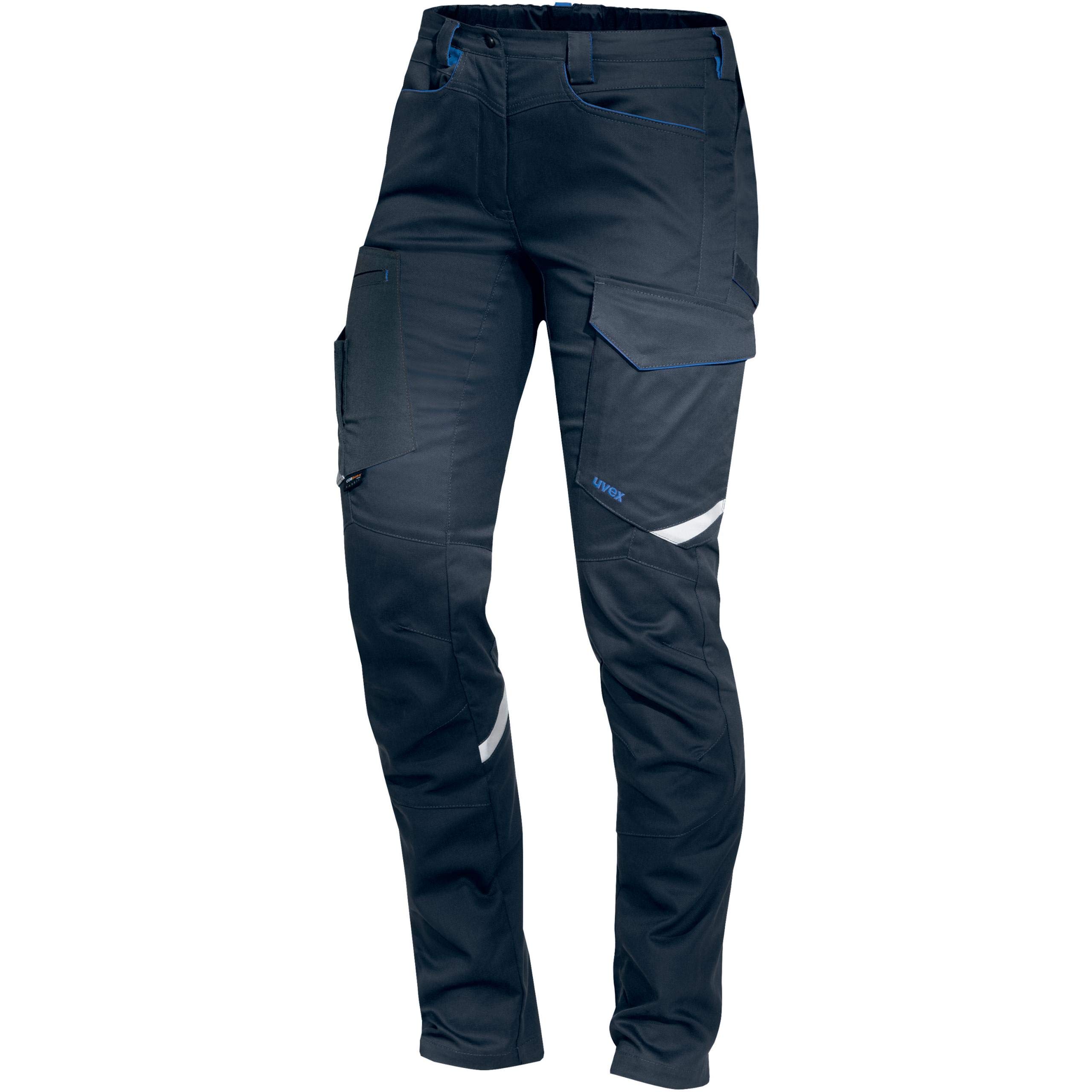 Uvex Suxxeed czarne damskie spodnie robocze – spodnie robocze Slim Fit