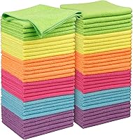 Vista 10 de Orighty Paño de limpieza de microfibra, paquete de 12 toallas de microfibra para automóviles, suministros de limpieza de automóviles altamente