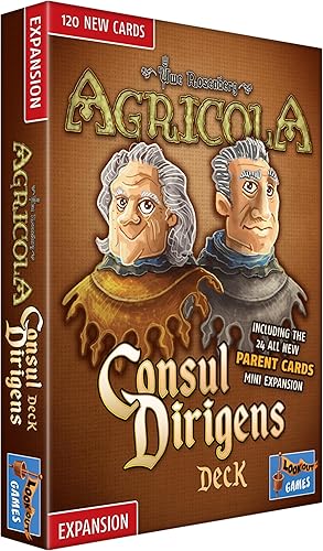 Agricola (edición revisada) Expansión de mazo Cónsul Dirigens | Juego de estrategia agrícola | Juego de mesa avanzado | A partir de 12 años | 1-4