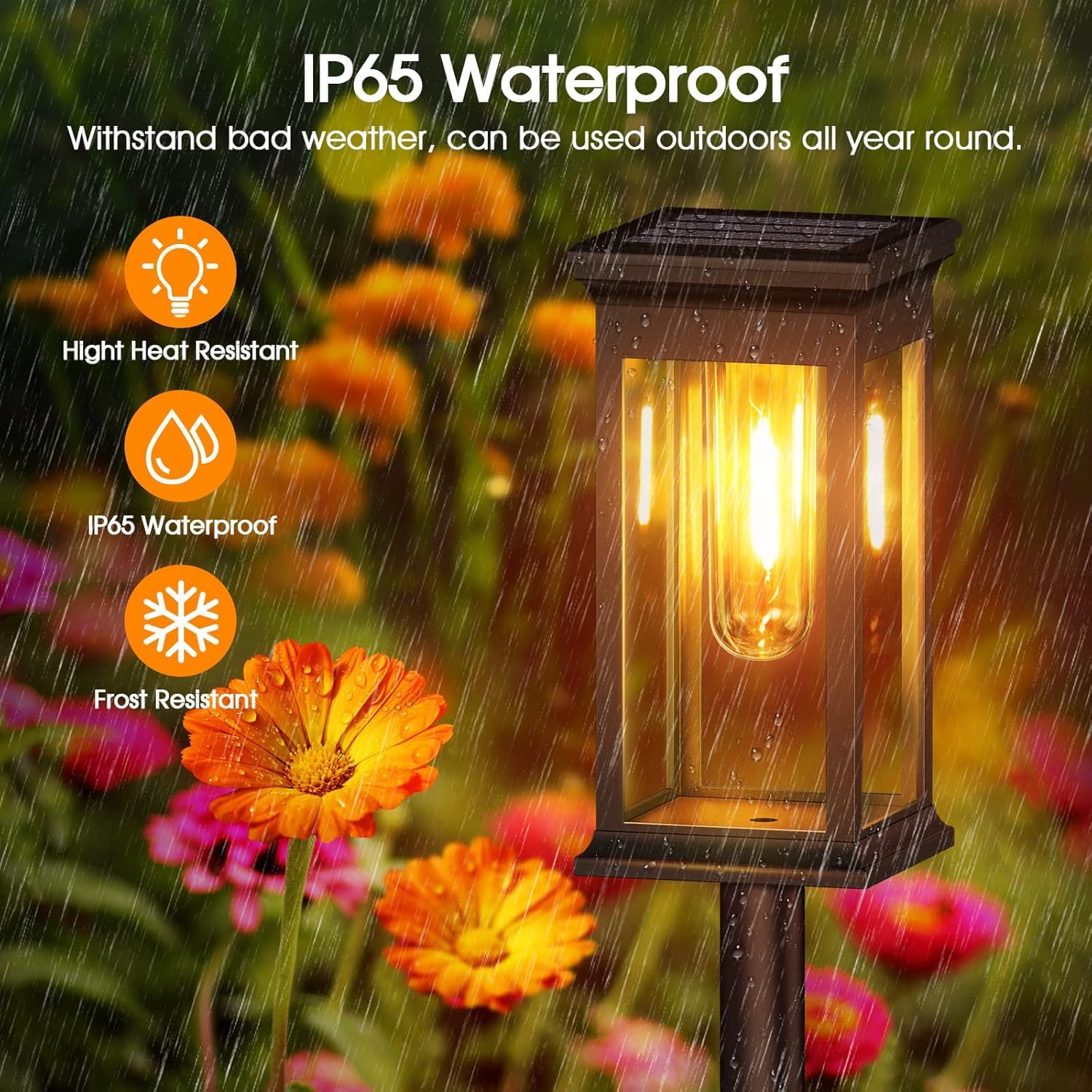 Solpex Solar Pathway Lights - Warm White LED -7