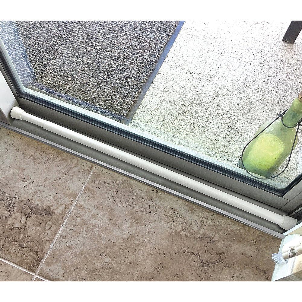 Gulrear Barra De Seguridad Para Ventanas Y Puertas De Apartamentos, Barra De Seguridad 2 En 1, Resistente Para Puerta De Viaje, Ajustable De 28 A 45 Pulgadas, 400 Libras, A Prueba