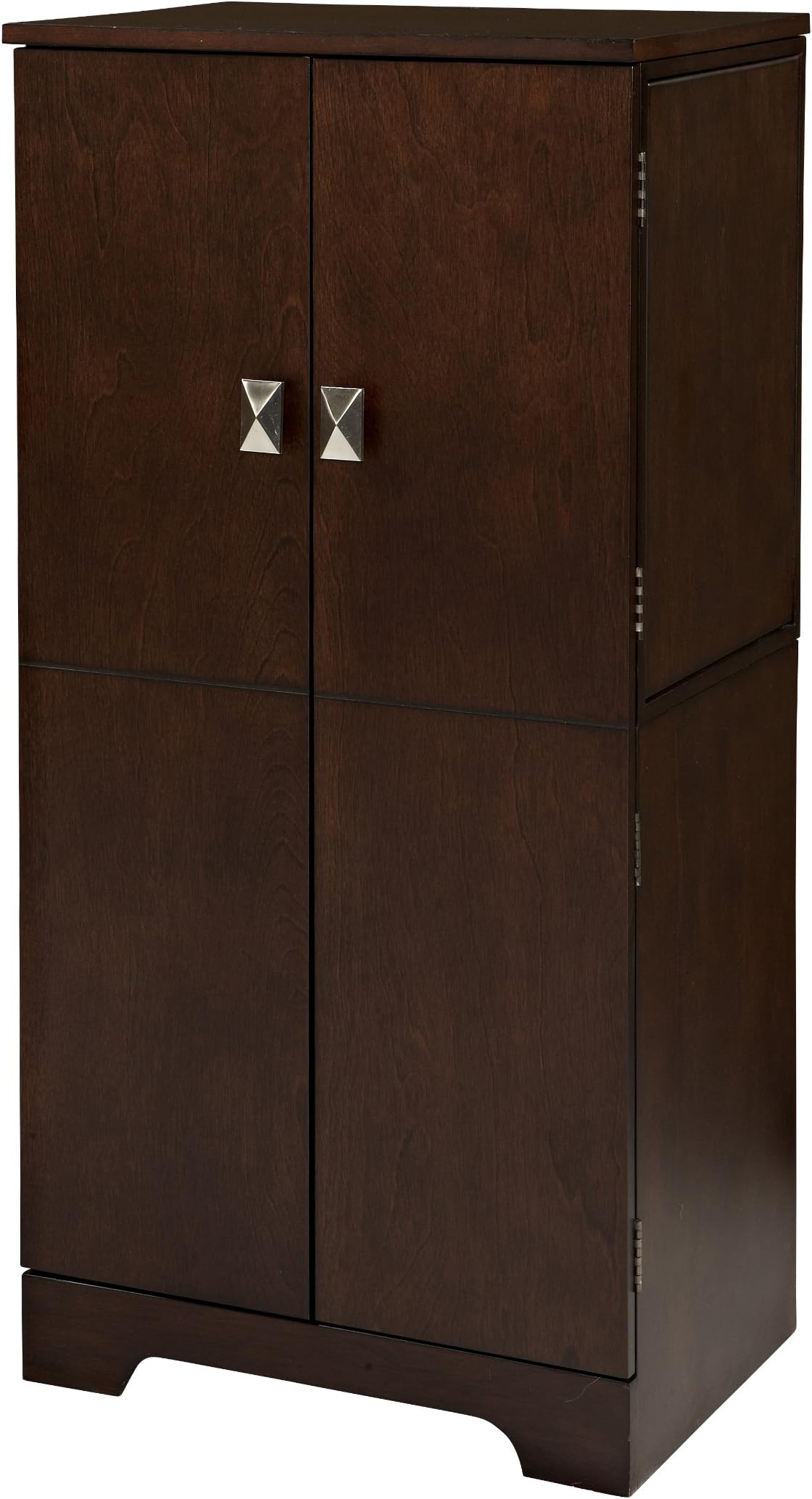Linon Home Dcor Linon Victoria, Espresso Jewelry Armoire, 40" x 19" x 13",