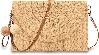 Straw Shoulder Bag Straw Crossbody Bag Straw Clutch Straw Shoulder Bag Casual Beach Straw Handmade Bag for Women