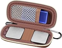 Vista 17 de Funda para monitor cardíaco compatible con AliveCor Kardia Mobile ECG/para KardiaMobile 6L para dispositivos Apple y Android, solo funda (negro)