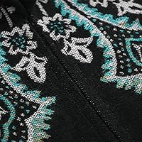 Vista 5 de Uyuni Poncho con volantes estilo chal bohemio para mujer, holgado, vintage