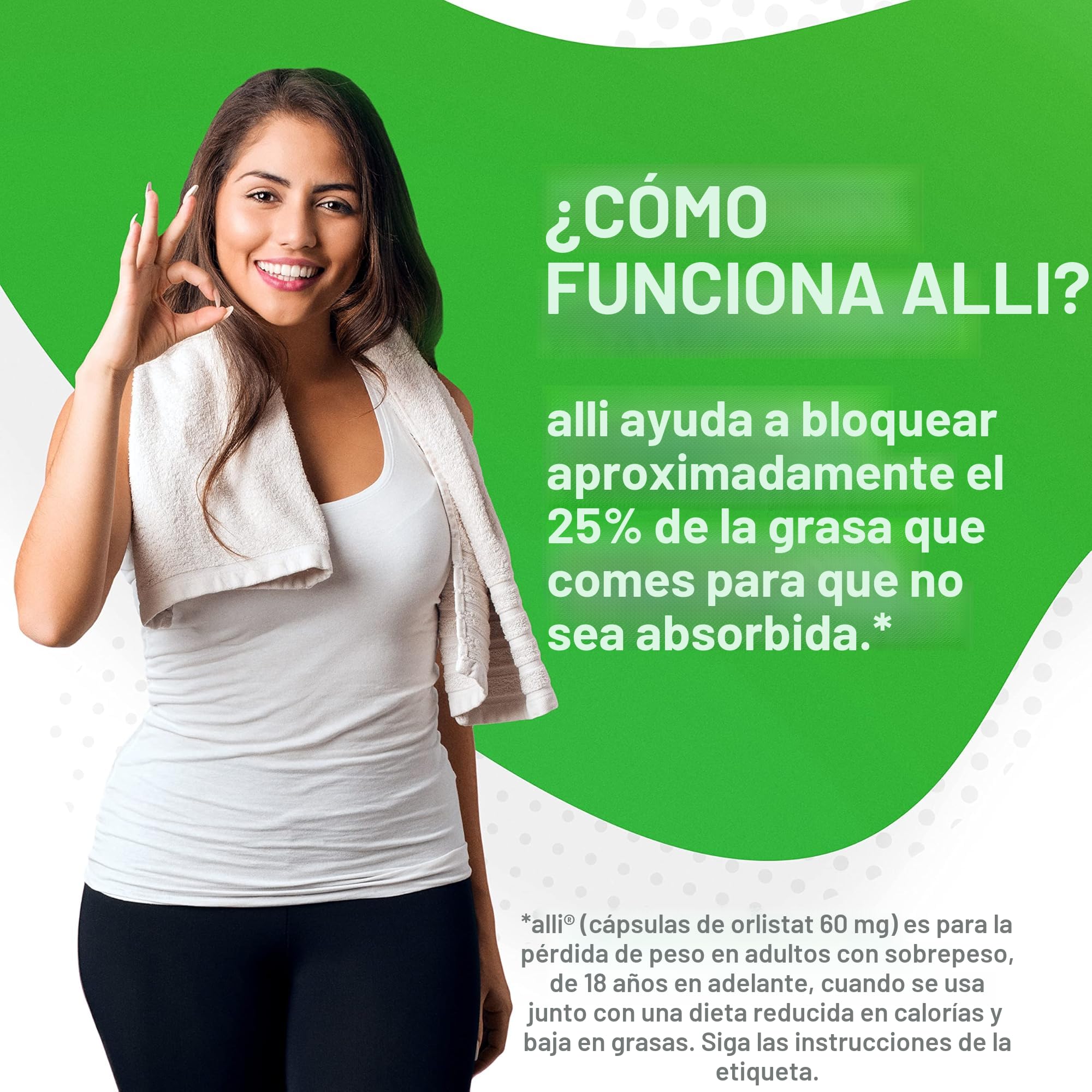 Amazon.com: Alli Suplemento Dietético para Pérdida de Peso en Píldoras,  Orlistat 60mg Cápsulas Paquete Inicial, Ayuda para pérdida de peso sin  receta, 60 unidades (Paquete de 1) : Salud y Hogar