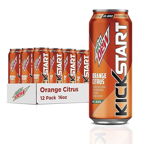 Mountain Dew Kickstart Orange Citrus (12 Pack)