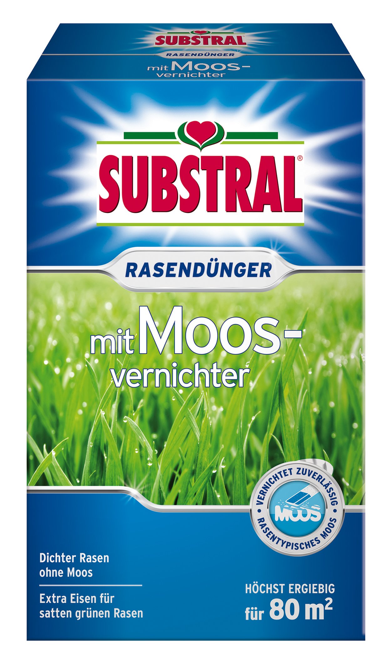 Substral Rasendnger mit Moosvernichter, 2in1 Wirkung: dngt und bekmpft  Moos, mit Profitechnologie, 2,8kg fr 80m : Amazon.de: Garten