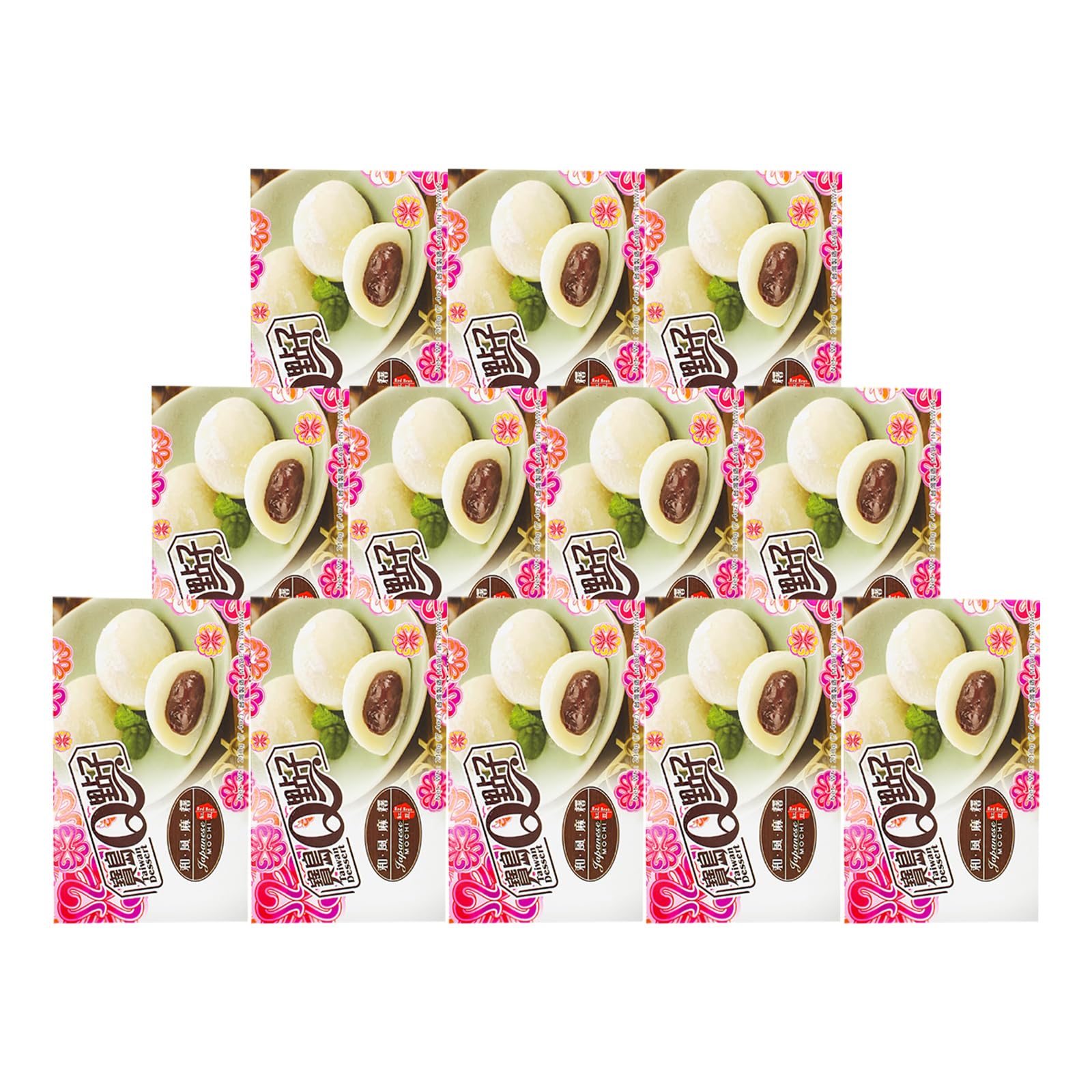 He Fong Mochi Rote Bohnen (12x210g)