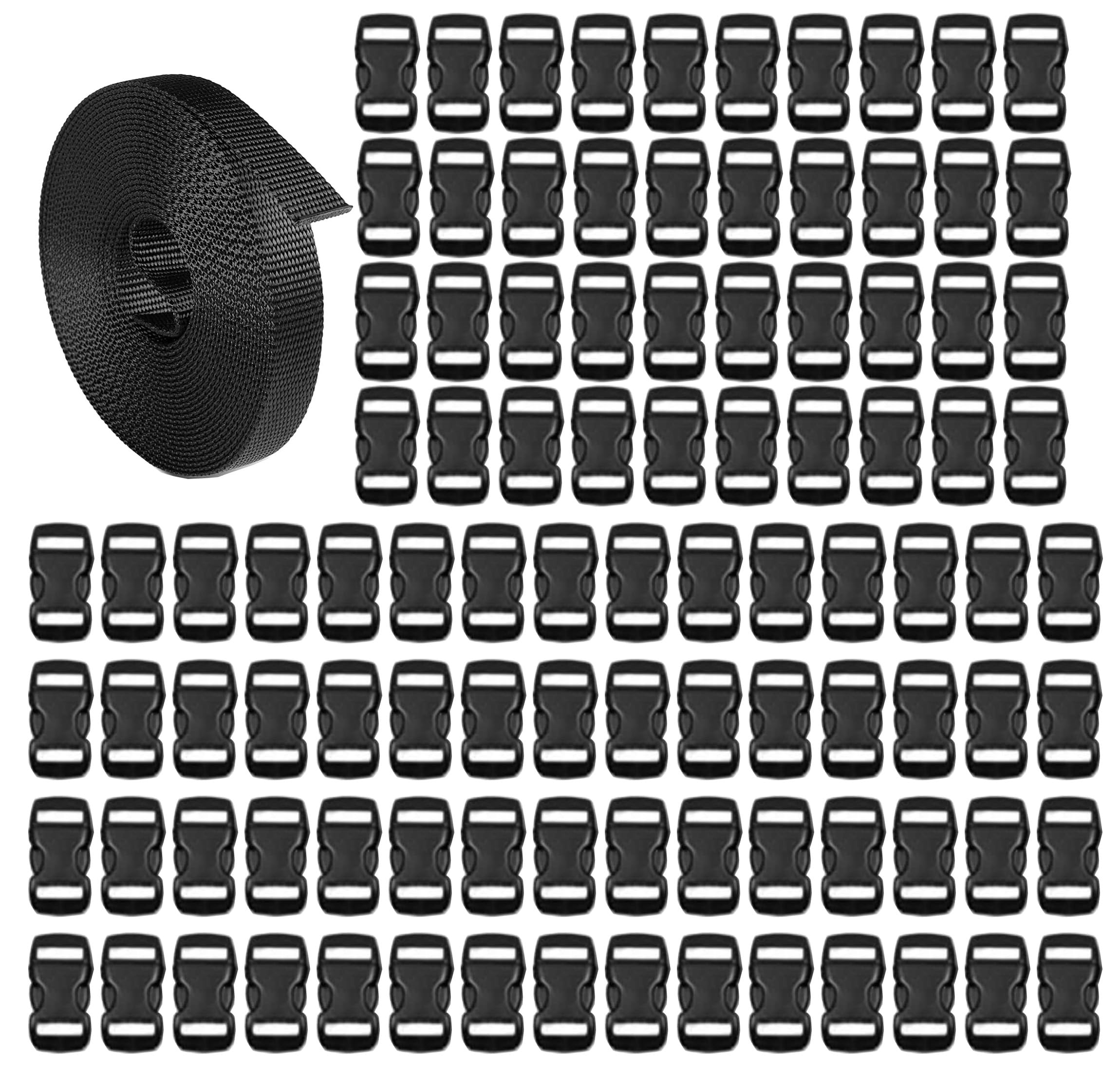 Sangle Nylon 10 Yards X 38mm – Marron Foncé – Pour Bricolage, Sac à Dos, équipement Outdoor