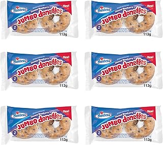 HOSTESS DONETTES GLAZED BLUEBERRY - Jumbo 6/2pk