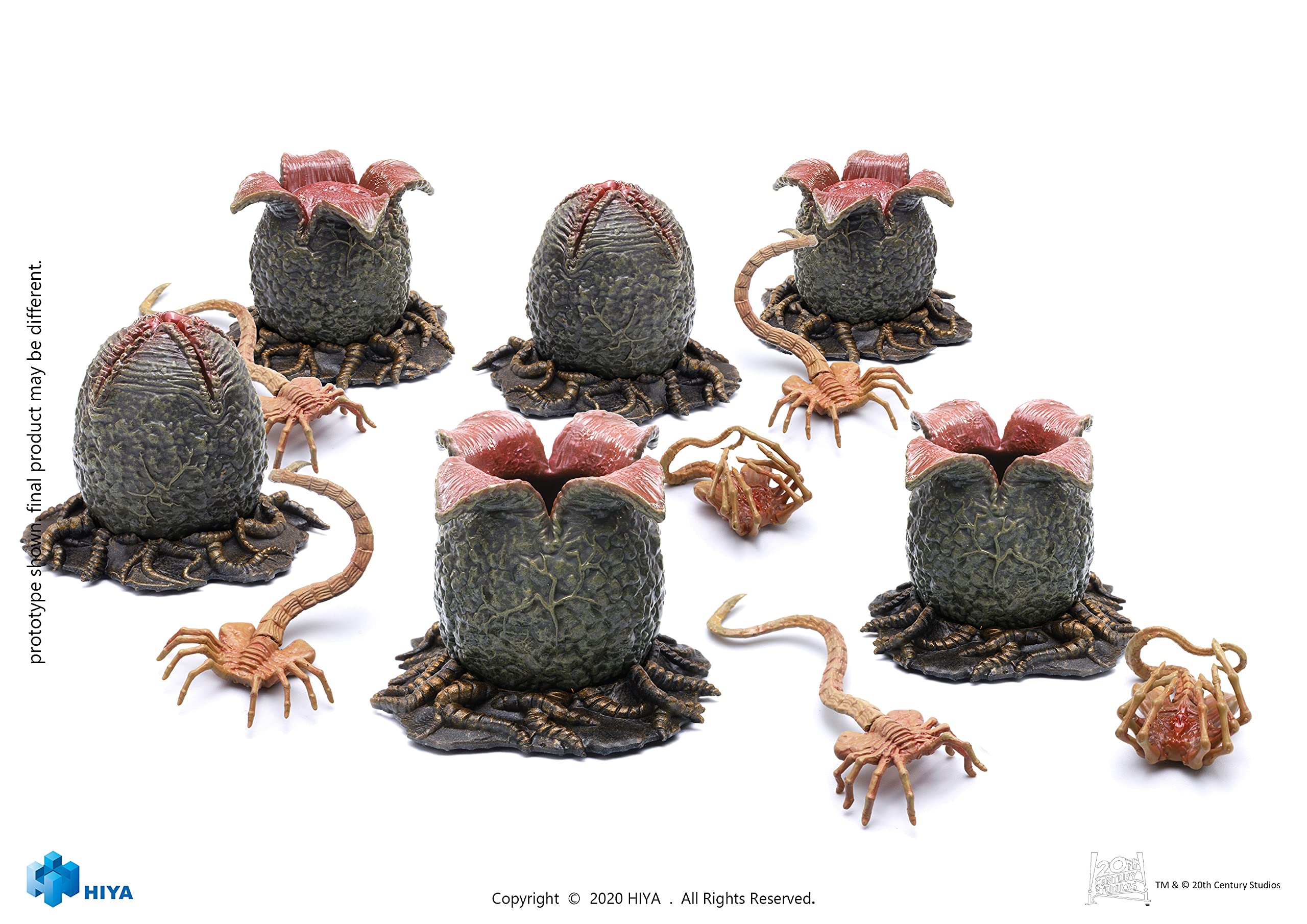 Hiya Toys Aliens: Ovomorph & Facehugger 1:18 Scale Action Figure