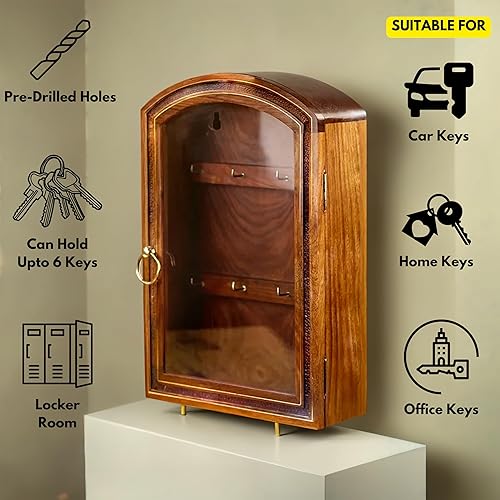 Miniatura 2 de Nagina International Gabinete decorativo de madera hecho a mano para llaves  Caja de llaves  Regalos náuticos