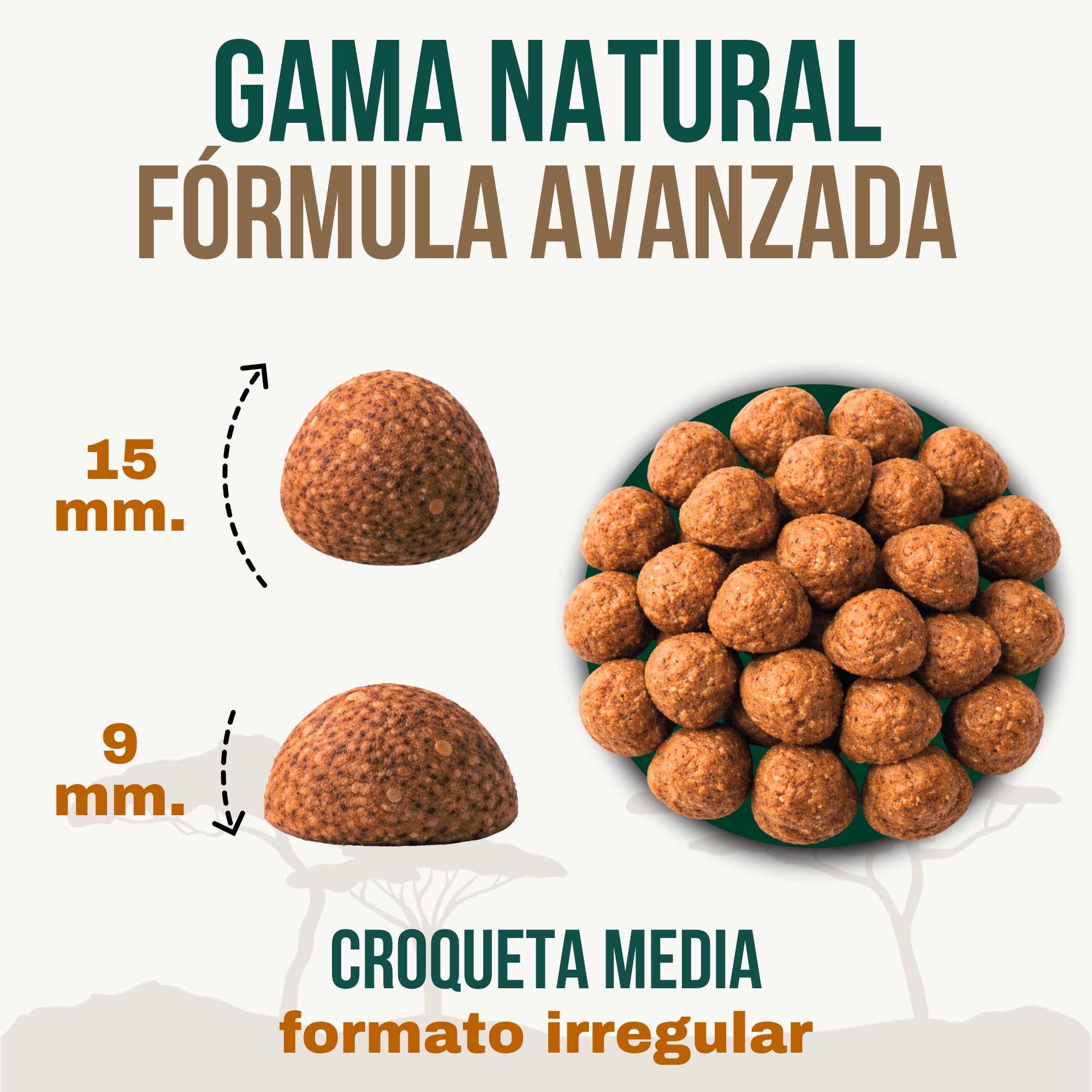 Pienso Hipoalergénico para Perros Adultos con Salmón y Atún, Savanna Hypoallergenic Sin Cereales Grain Free, Piel Sensible y Digestión, Racao Caes Sem Cereais, Todas Las Razas, 14 Kg
