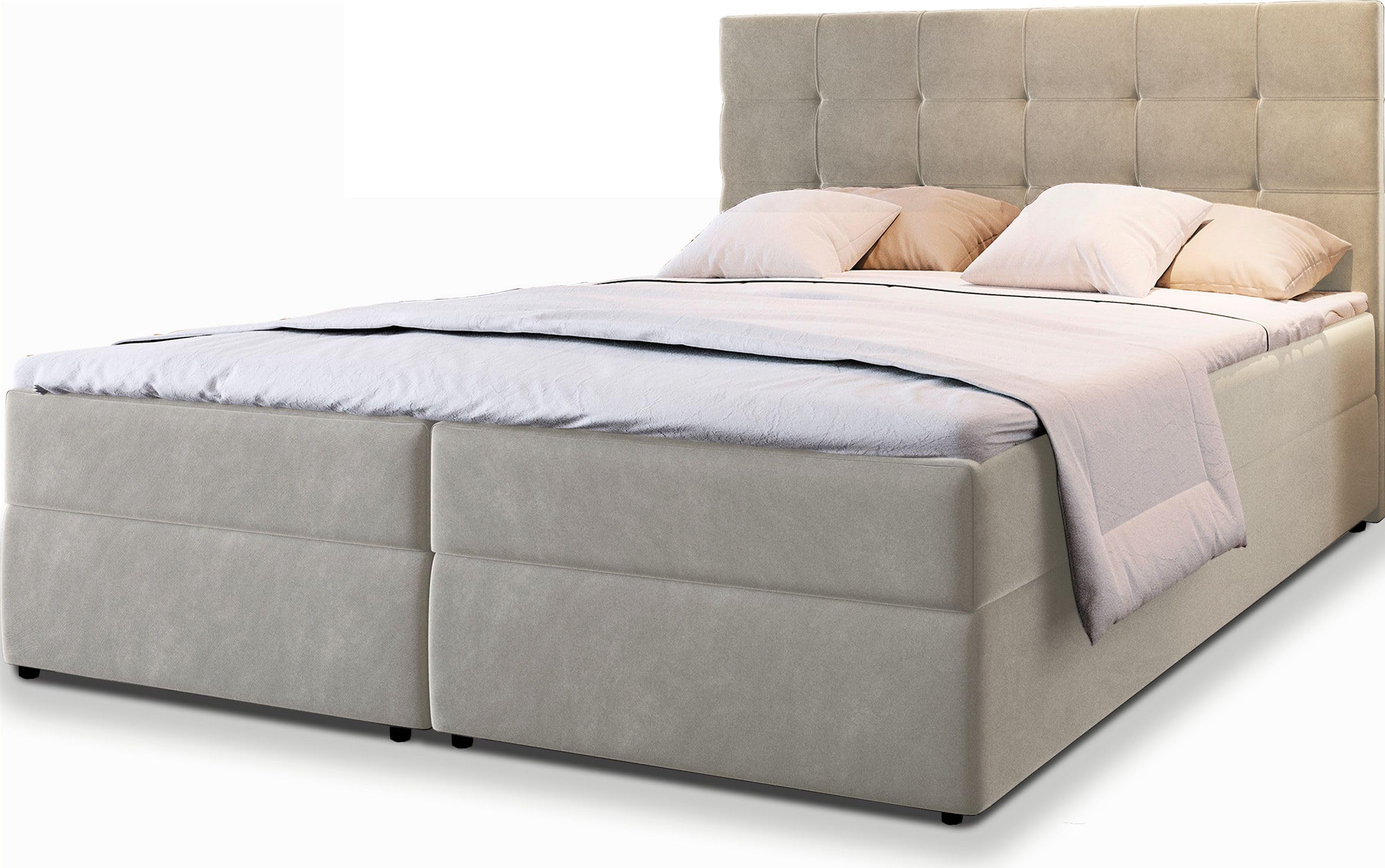Cosmic 10 Boxspringbett GLOS 160x200 cm Komplett-Set mit Matratze und Topper