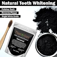 Vista 3 de Polvo de carbón activado de 4 oz. Coco, grado alimenticio, Kosher sin OMG, blanqueamiento de dientes, máscara facial y fabricación de jabón.