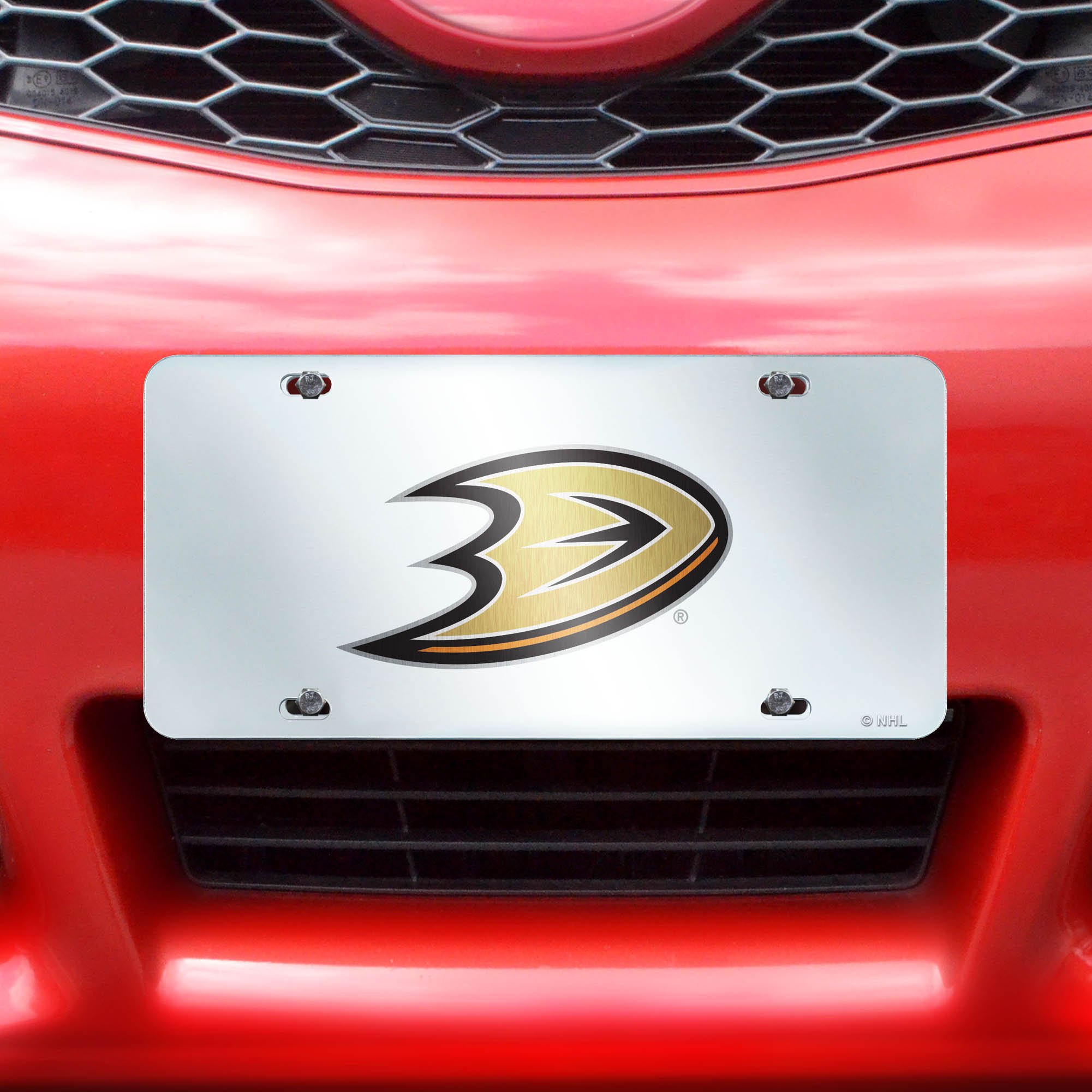 Rico Industries NHL Calgary Flames Laser Inlaid Metal License Plate Tag