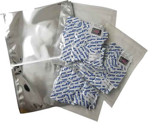 Miniatura 3 de SHIELD PRO (60) bolsas de Mylar auténticas de 1 galón (10 x 14 pulgadas) y (60) absorbentes de oxígeno sin oxígeno de 300 cc para almacenamiento de