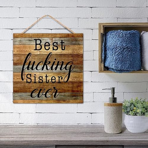 Vista 30 de Durx-litecrete ra de Campo para parejas, con tema de Aniversario con Texto en I Fucking Love You Love, arte para colgar en la pared, placa