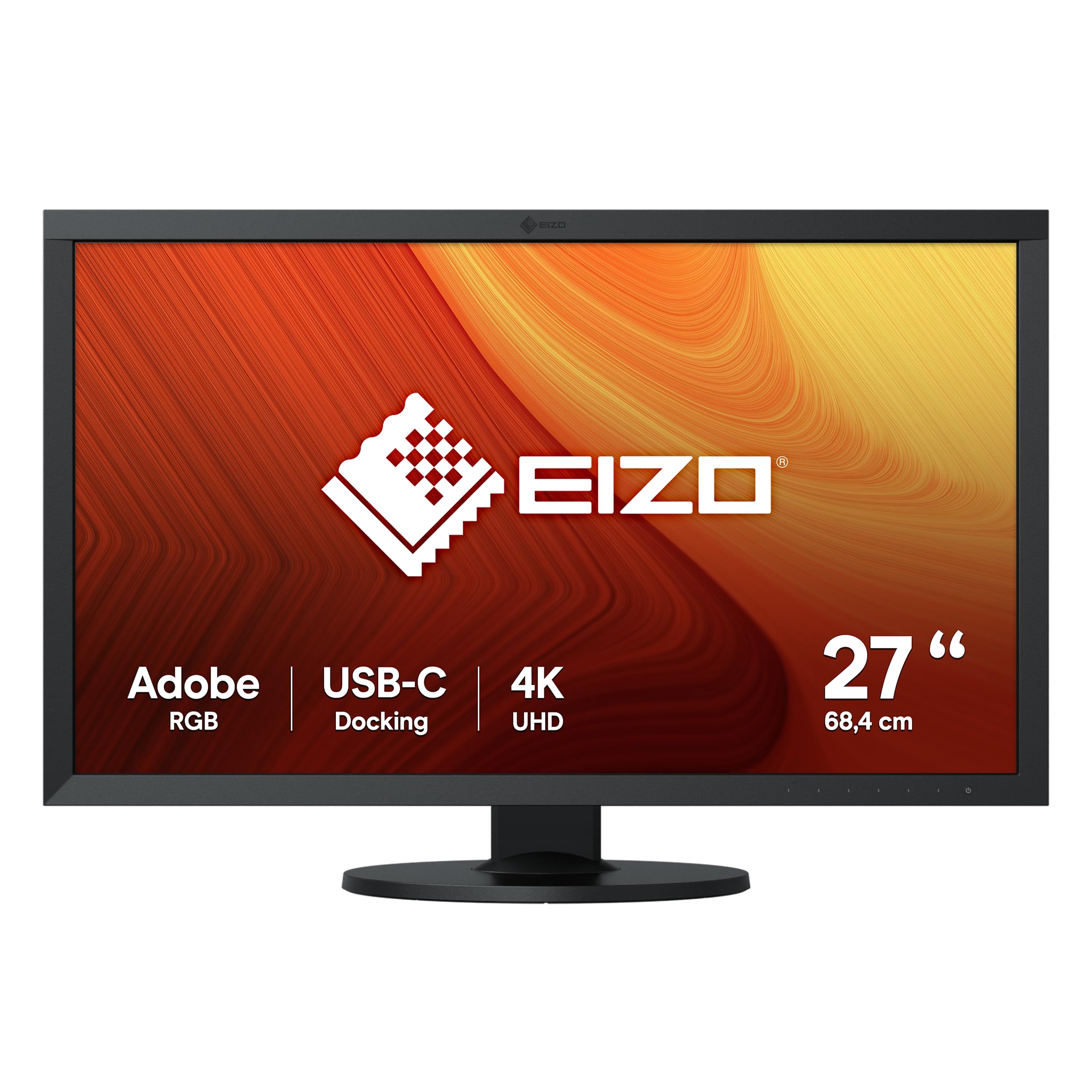 EIZO ColorEdge CS2740 68,4 cm (27 Zoll) Grafik Monitor (DVI-D, HDMI, USB 3.1 Hub, USB 3.1 Typ C, DisplayPort, 10 ms Reaktionszeit, Auflösung 3840 x 2160 (4K UHD), Wide Gamut) schwarz