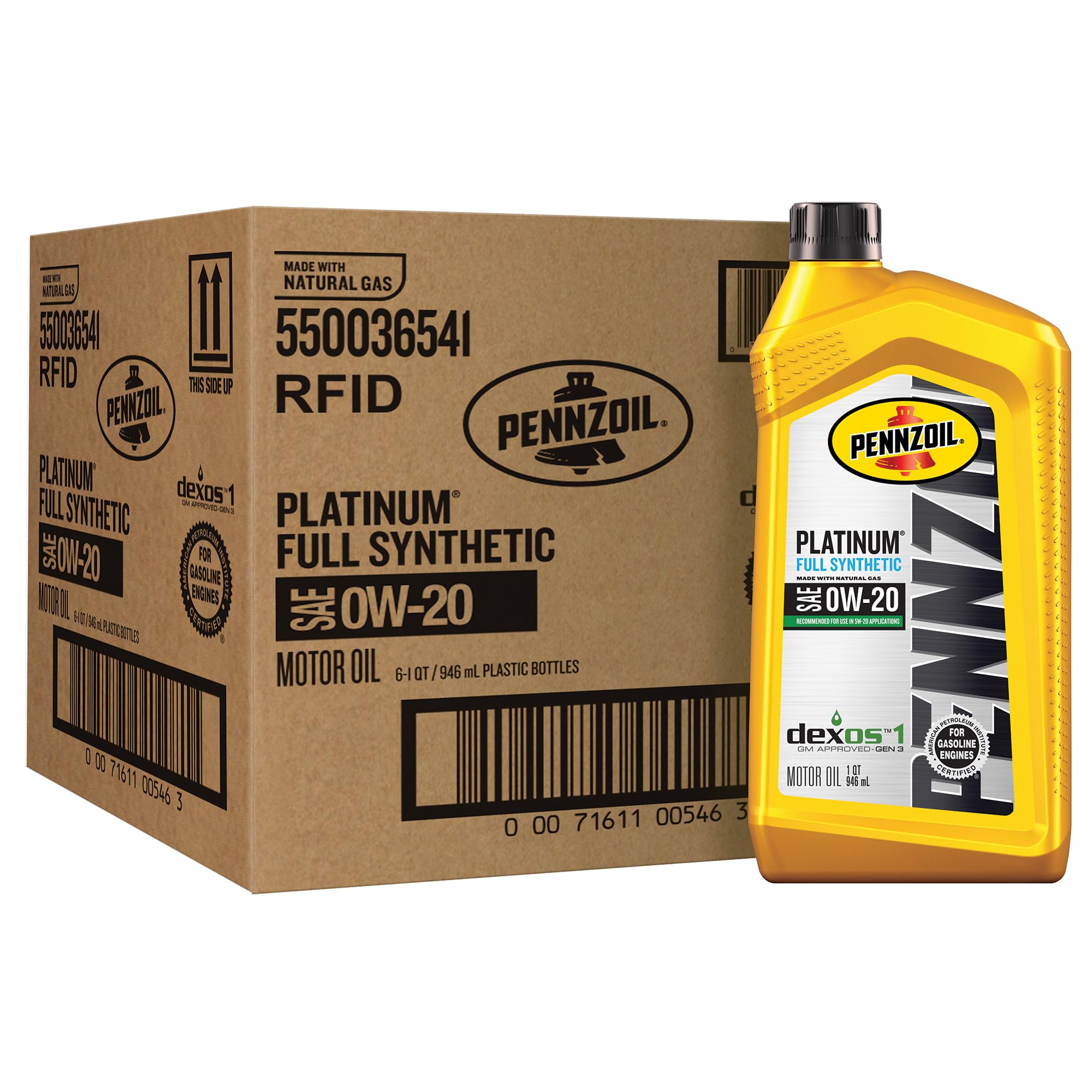 PENNZOIL PLATINUM 0W-20 プラチナムペンズオイルペンゾイル PLATINUM 0W-20