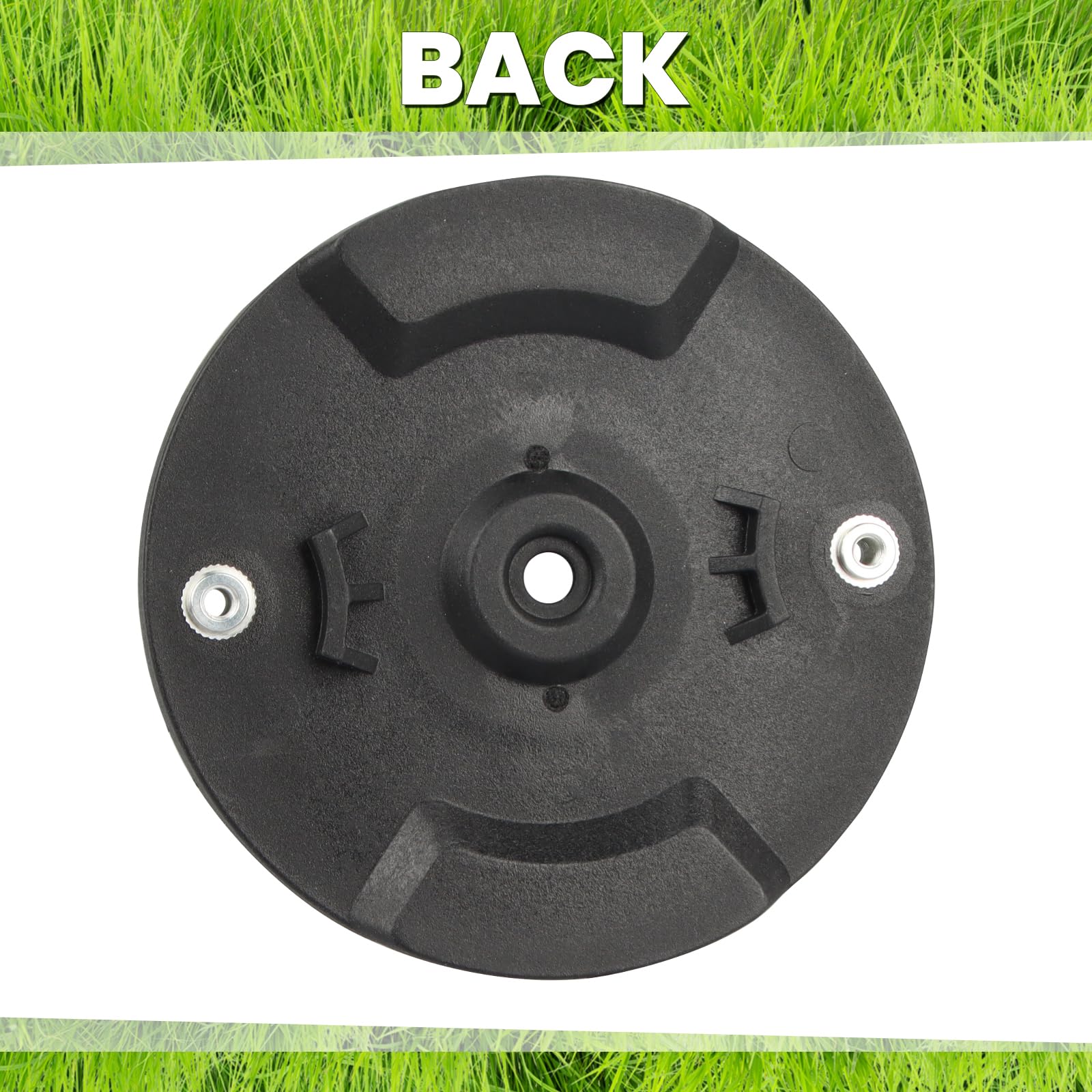 Disco para cortacésped con batería con 10 cuchillas de acero inoxidable, 8 tornillos de acero inoxidable, disco de corte de repuesto, soporte universal compatible con E-inhell | G-ardol |