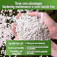 Vista 6 de 2QT Perlite for Plants Organic Perlite Horticultural Soil Amendment for Indoor & Outdoor Container Plants and Enhanced Drainage Enhanced Growth