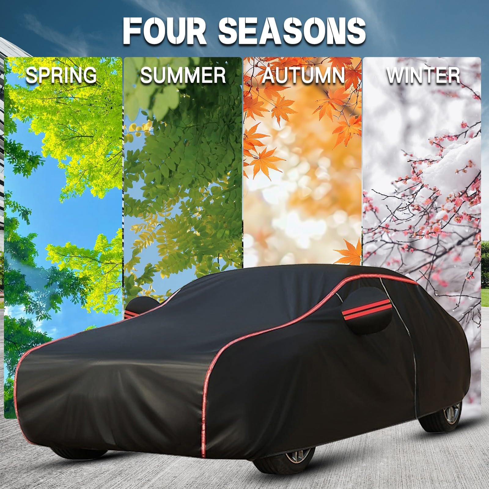 Telo Copriauto Antigrandine Per Dacia Duster 2018-2025 - Imbottito, Impermeabile, Con Cinghie Di Fissaggio - Foto 11