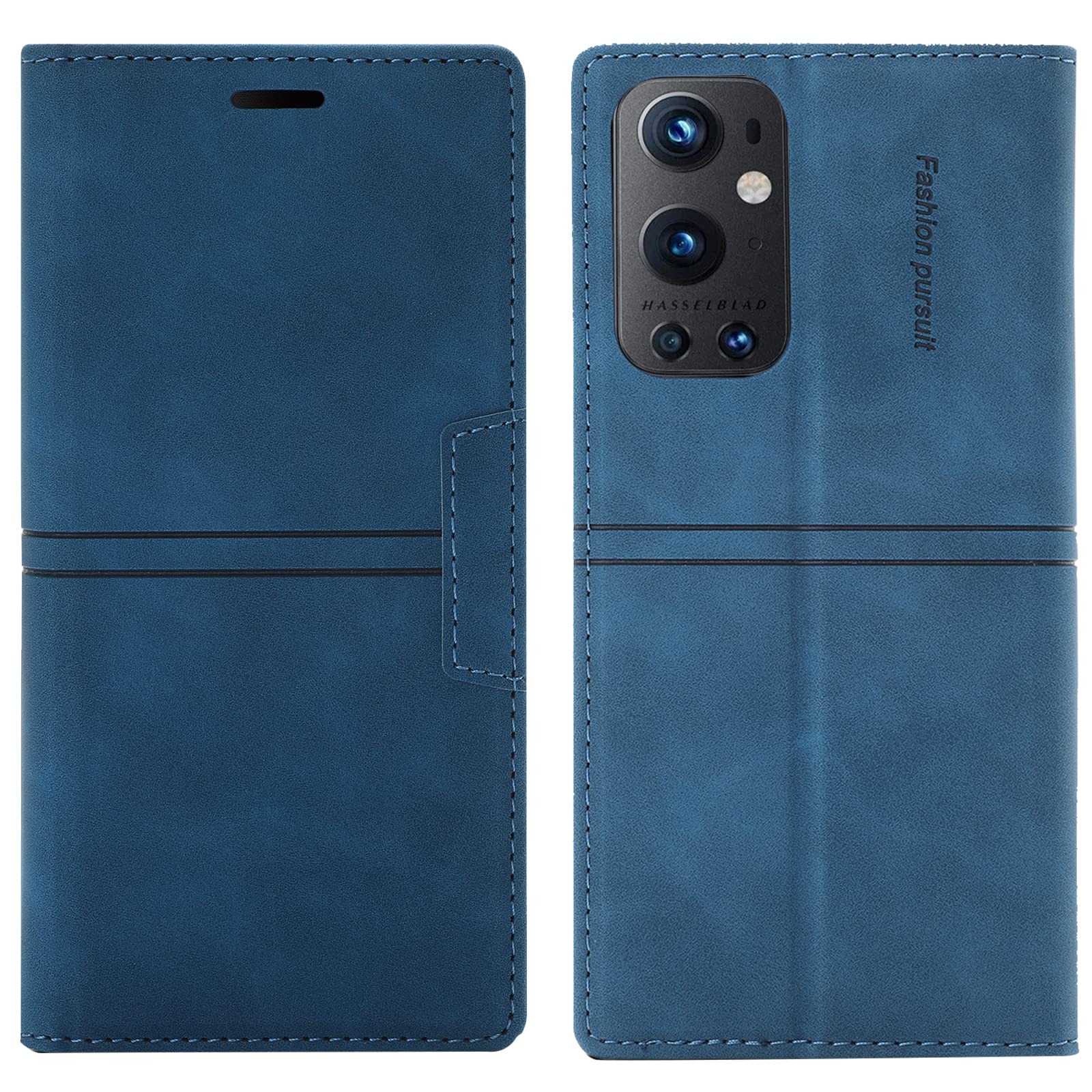 OKZONE Cover Flip Per OnePlus 9 - Custodia Portafoglio In Pelle Con Magnetica E Supporto - 2