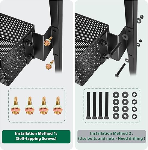 Miniatura 7 de 10L0L Cesta de almacenamiento interior para carrito de golf, acero de alta calidad, antioxidante, adecuada para carrito de golf, club, coche, tempo,