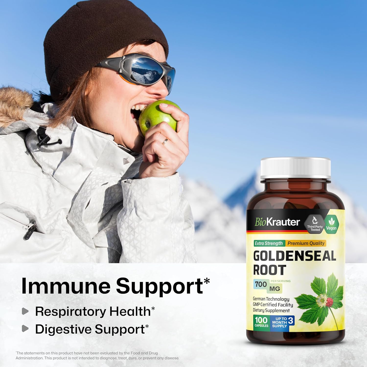 ® Goldenseal Root - e & Vegan Goldenseal sules