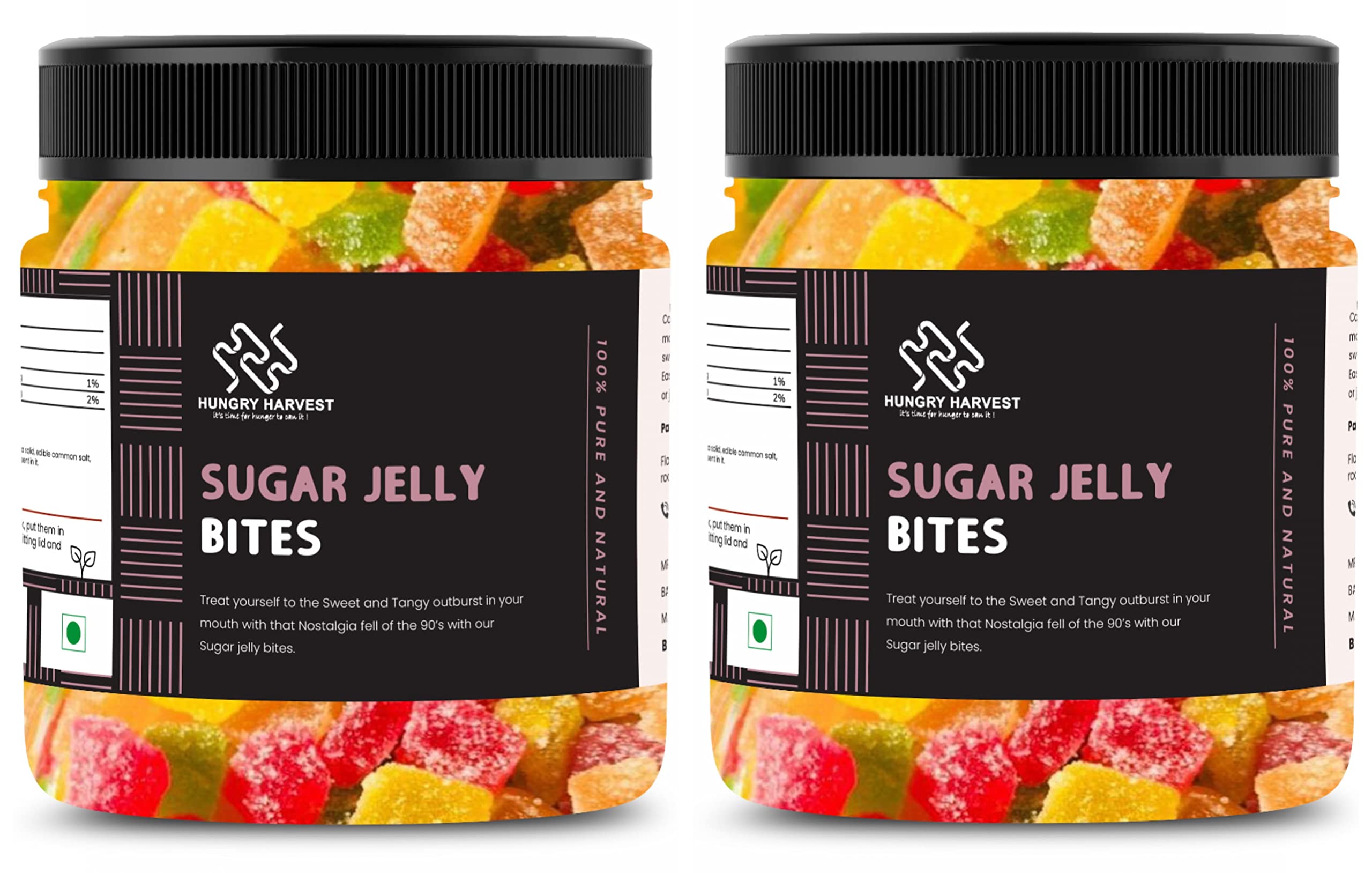 Hungry Harvest Sugar Jelly Bites |Fruit Jelly Candy |Jelly Toffee Jelly Beans [Jar Pack] (600 Grams (Pack of 2 of 300 Grams)) (B0B6627728) Amazon Price History, Amazon Price Tracker