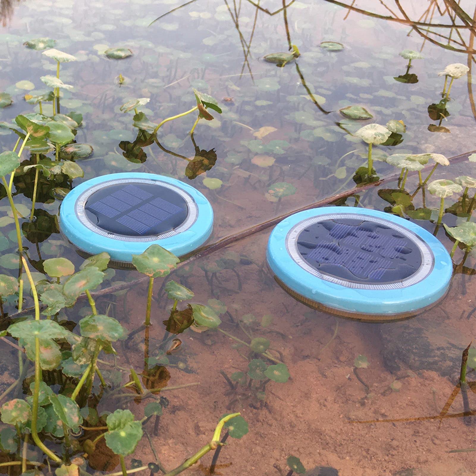 TOPINCN Solar-Schwimmlichter, wasserdichte LED-Schwimmbadlampe, Hell und Farbenfroh, Energiesparend für den Außenbereich, Geeignet für Pools, Teiche, Gärten, Seen