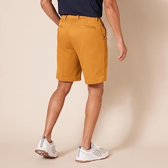 Amazon Essentials Men's Classic-Fit Stretch Golf Shorts with Moisture-Wicking, Active Waistband