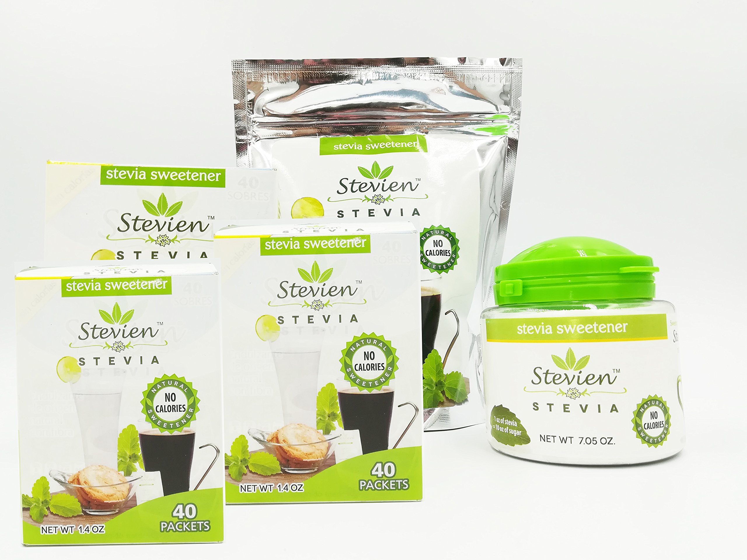 Stevien Stevia natural sweetener assorted pack baking (5pz)