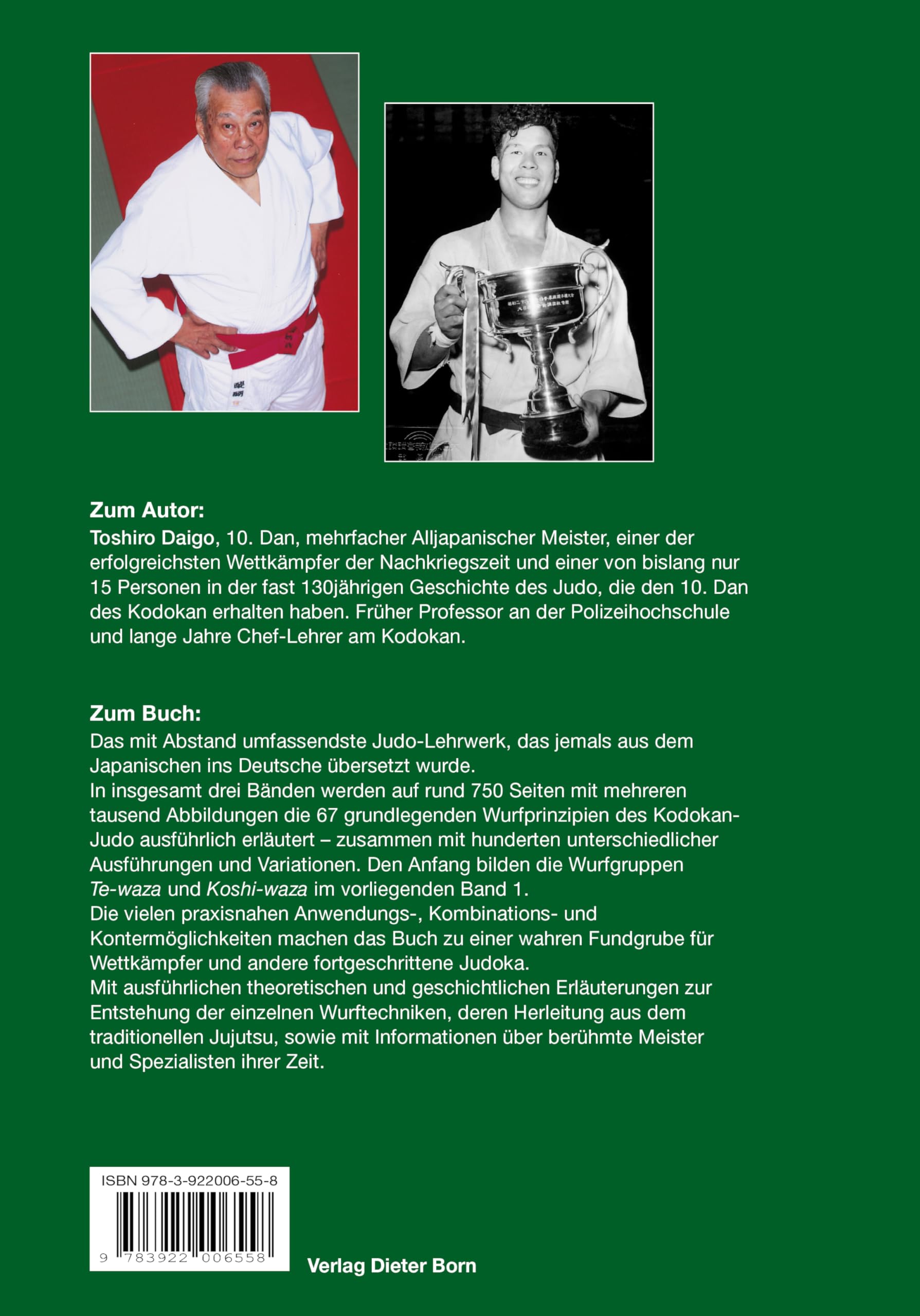 Wurftechniken des Kodokan Judo, Band 1: Te-waza / Koshi-waza