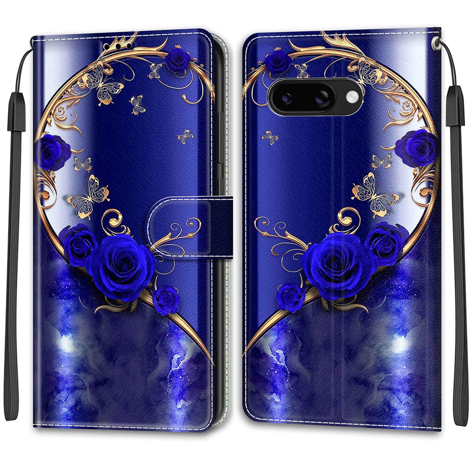 Cover per Google Pixel 9A, Custodia Flip Pelle Leather