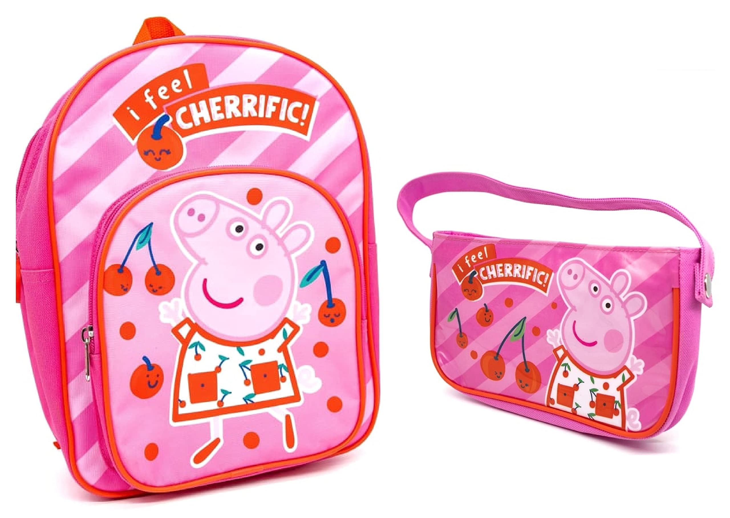 Peppa PigCherrific Childs School Backpack and Handbag Set