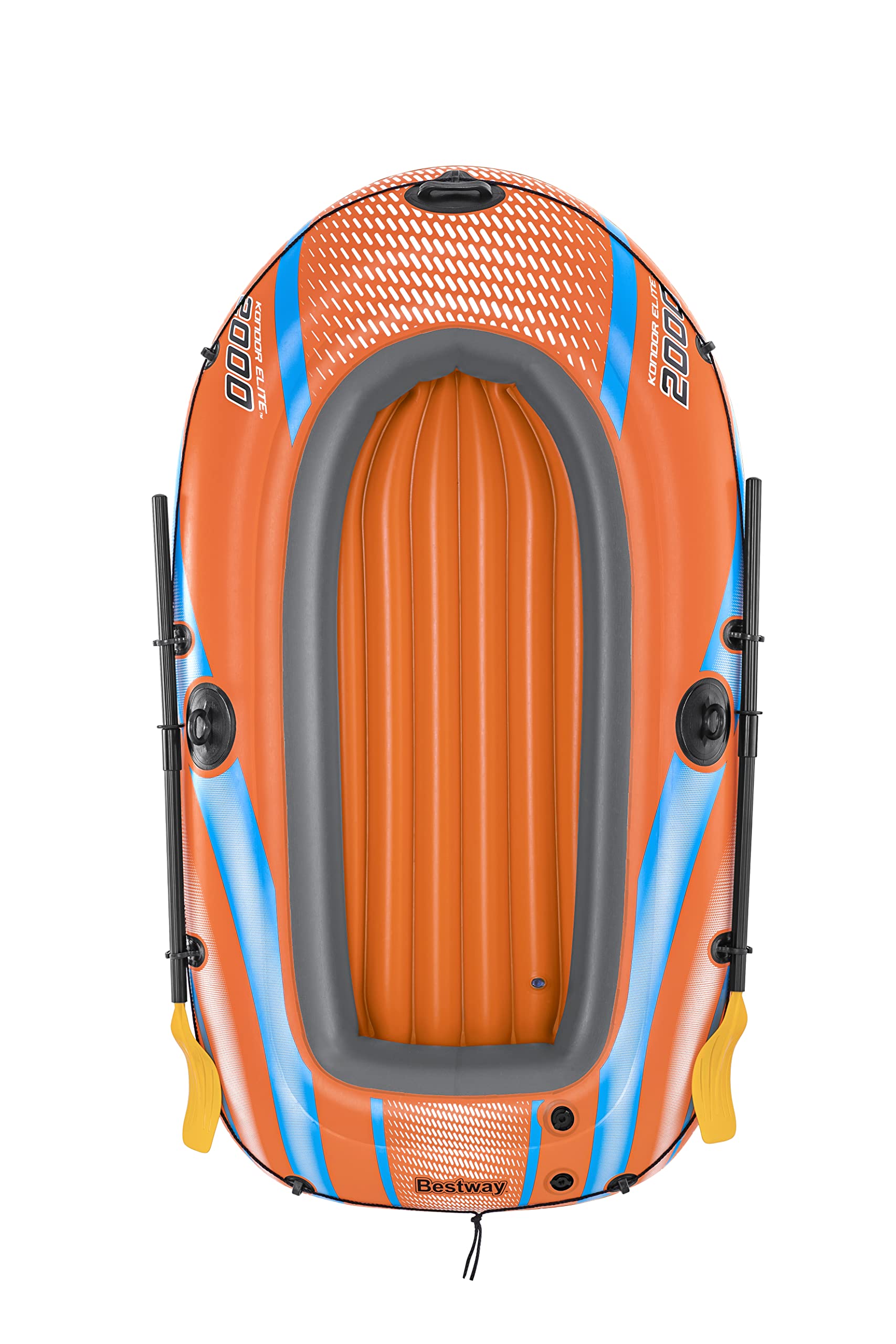 Bestway Kondor 2000 Inflatable Rubber Boat, Dinghy for 1 Adult, 1 Child
