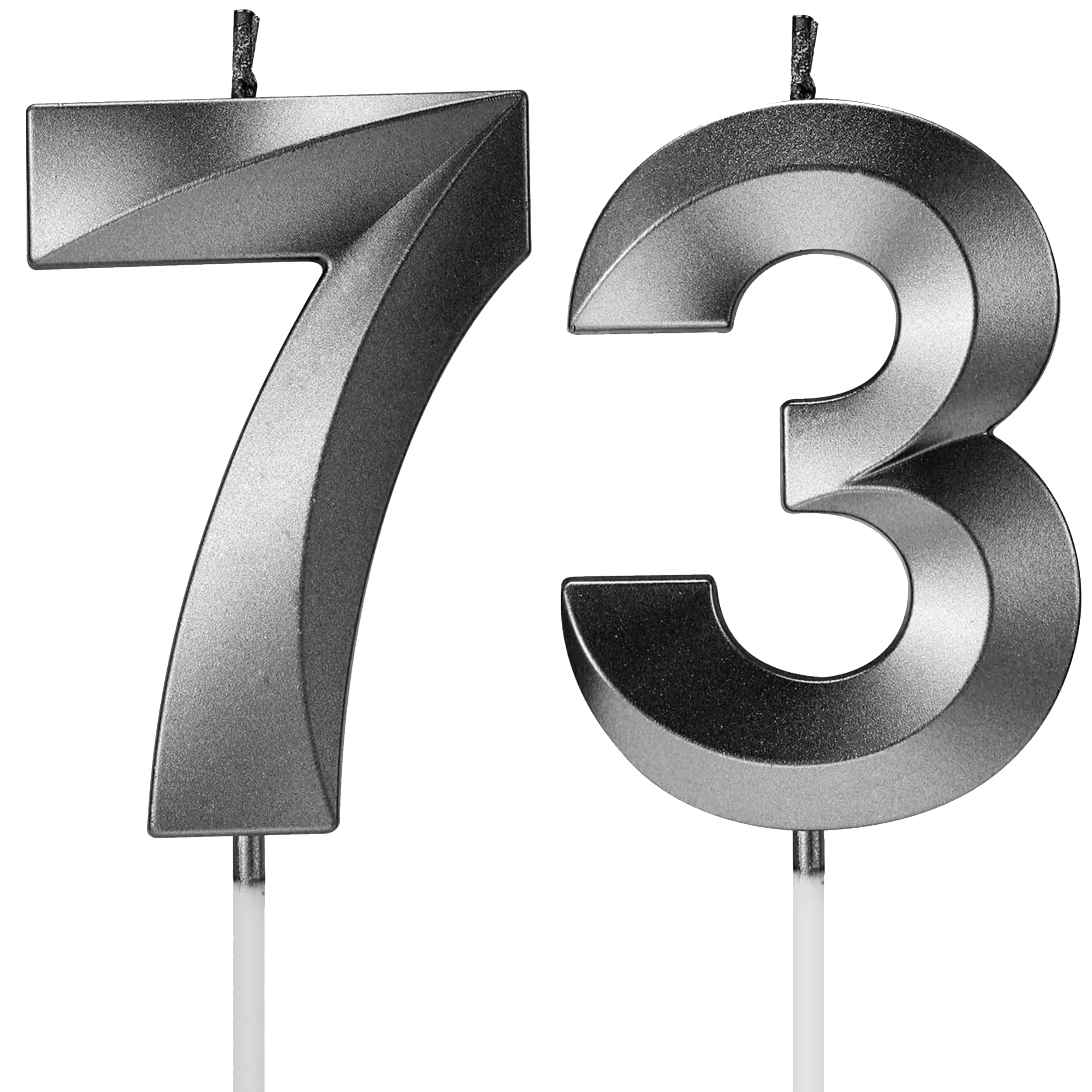 Birthday Candles Number Candles Age Year for Cakes Happy Birthday 3D Designed Wedding Anniversary Party Cake Topper Decorations