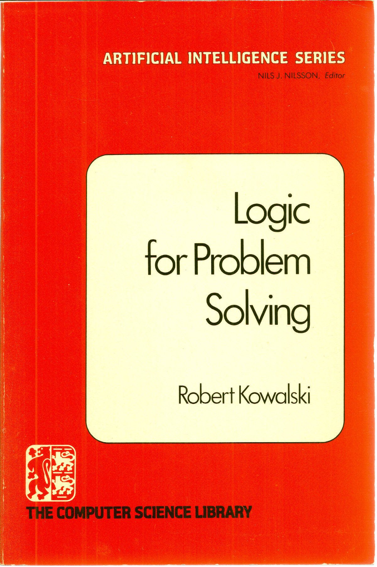 Logic for Problem Solving