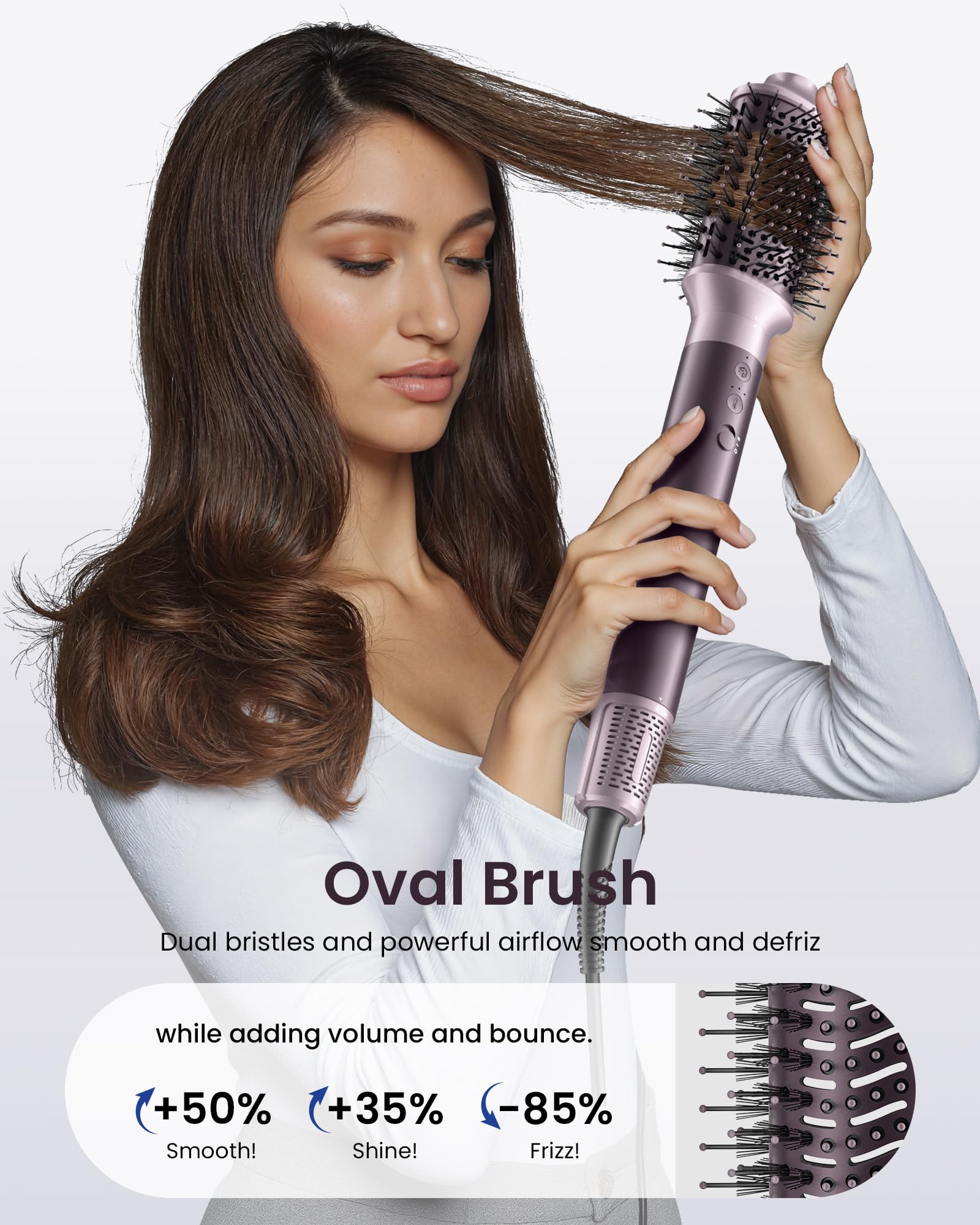 MESCOMB 5 IN 1 ヘアドライヤーブラシ Amazon.com: MESCOMB Dual Voltage Hair Dryer Brush for Travel – 5